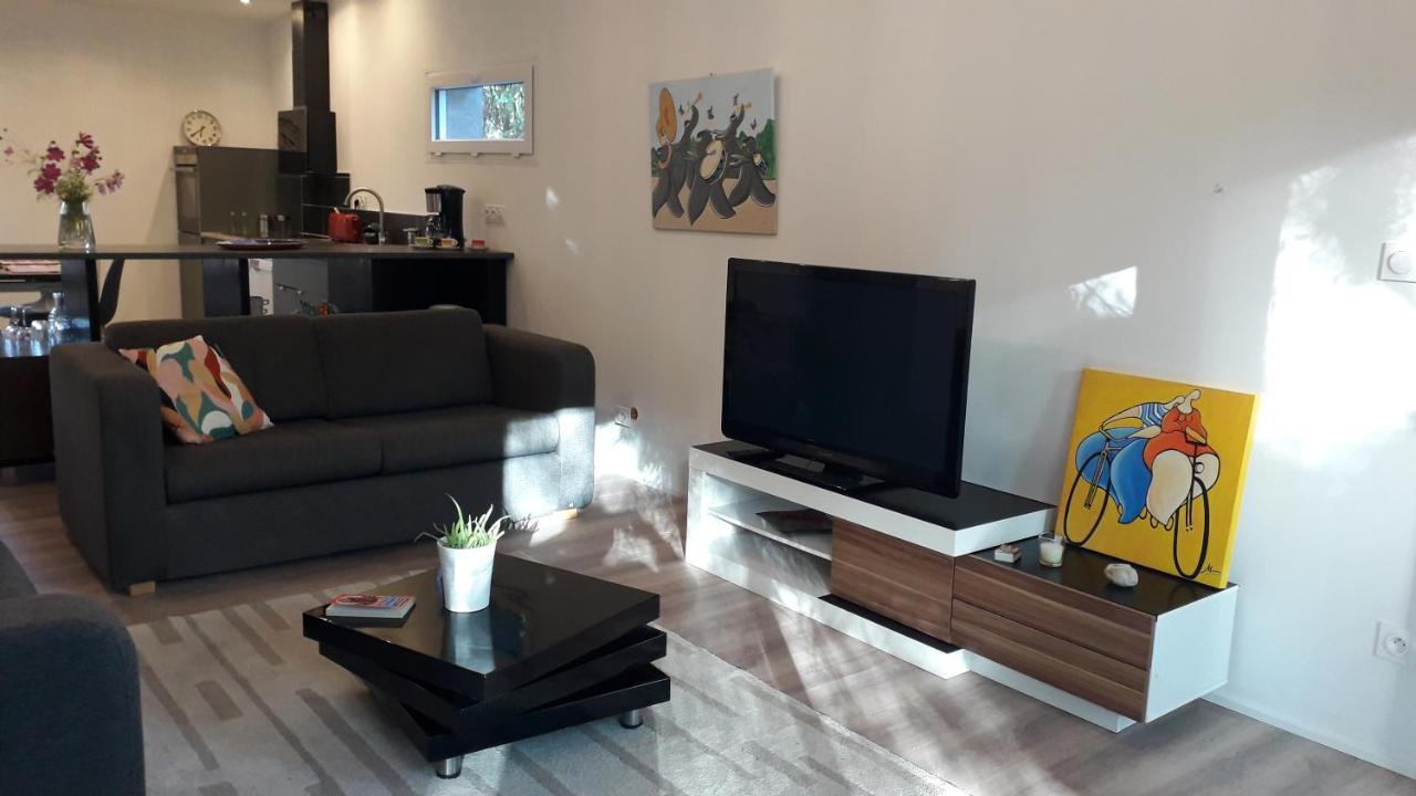 L' Abri Du Saule Villa Aussillon Bagian luar foto